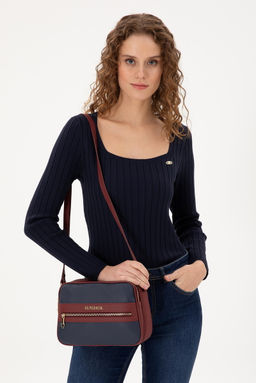 Женская темно-синяя сумка через плечо Неожиданная скидка в корзине