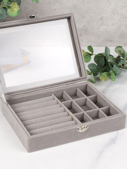 Шкатулка серая 20х15х4,5 см / XY2845-2 /уп 50/ - Галеонтрейд фото 3