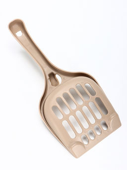 Цена за 5 шт. Совок для кошачьего туалета, 22.5×10×5 см, покрытие Soft-touch, пластик, цвет капучино