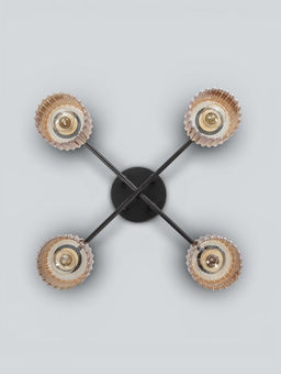 Люстра XA1689B/4, 4×60 Вт, E27, чёрная