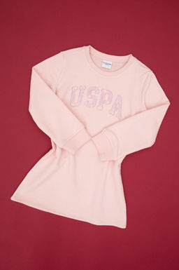 K_z _ocuk Toz Pembe _rme Elbise Sepette S_rpriz _ndirim