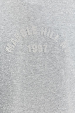 T-SHIRT WITH METALLIC THREAD SLOGAN - Zara фото 6