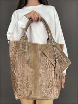 Сумка женская из телячьей кожи