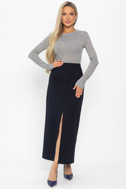 Юбка Асмира (темно-синяя) Ю14884-4М - Lt collection фото 9