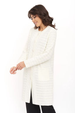 Кардиган 351979/молочный
