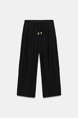 PANTAL?N BARREL R?STICO / Negro - Zara фото 6