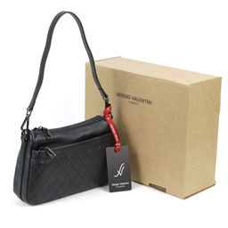 Женская кожаная сумка Sergio Valentini SV-3385 Блек  фото 4