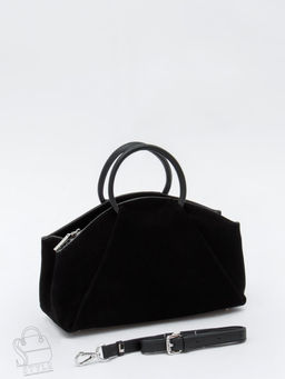 Сумка женская кожаная 1126MF black Polina&Eiterou