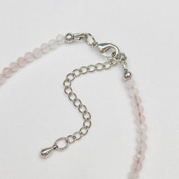 Браслет из Розового кварца и Жемчуга - Радуга самоцветов фото 4