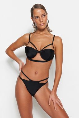 Siyah Biyeli Normal Paca Bikini Alt? TBESS23BA00013 - Trendyolmilla фото 3