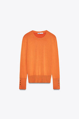 BASIC PLAIN KNIT SWEATER - Zara фото 3