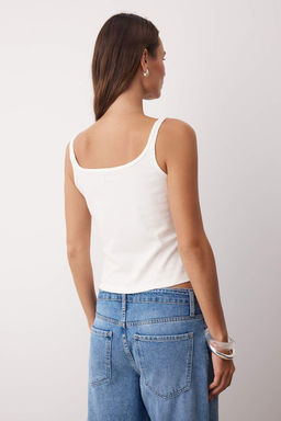Siyah Aksesuar Detayl? Fitted/Vucuda Oturan Orme Atlet TWOSS25AL00064 - Trendyolmilla фото 4