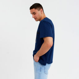 Футболка мужская MINAKU Key, размер 48, синяя