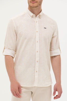 U. S. Polo Assn Мужская рубашка с длинным рукавом Stone - U.s. polo assn фото 6