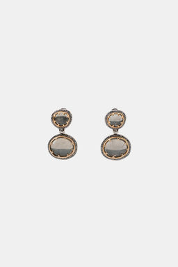 PENDIENTES JOYAS BRILLOS / Oro / Plata - Zara фото 3