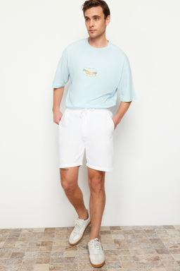 TRENDYOL MAN Haki Loose Fit Pamuklu Bagc?kl? Sort TMNSS23SR00056 - Trendyolmilla фото 5