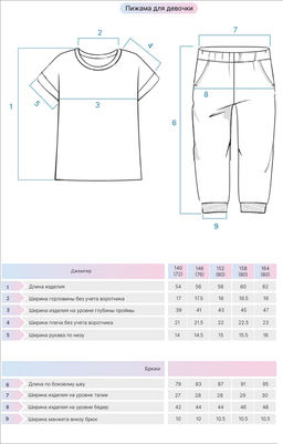 Пижама для девочки 91226 Lets go - Let's go фото 27