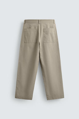 PANTAL?N RELAXED FIT ALGOD?N - LINO / Vis?n - Zara фото 8