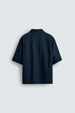 COTTON/LINEN POLO SHIRT