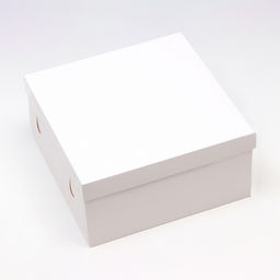 Цена за 5 шт. Коробка подарочная складная, упаковка, крышка - дно, белая, 25×25×12 см