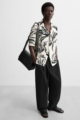 ABSTRACT PRINT STRETCH SHIRT - Zara фото 6