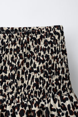 FALDA BERMUDA ANIMAL PRINT / Leopardo - Zara фото 3