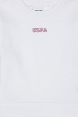U. S. Polo Assn Детский белый базовый свитшот с круглым вырезом - U.s. polo assn фото 8