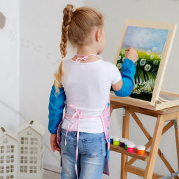 Фартук с нарукавниками детский Smile, Минни Маус, 49×39 см