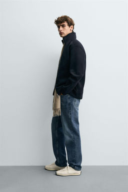 RIBBED ZIP-UP JACKET - Zara фото 4