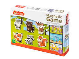 Игра магнитная "Кто где живет?" 4 игр. поля + 25 элем. (05591) "Десятое королевство"