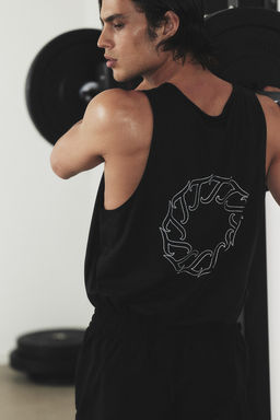 Camiseta de deporte sin mangas en DryMove - H&m фото 4