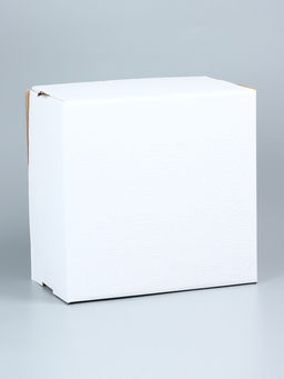 Цена за 5 шт. Коробка под торт, белая, 30×30×19 см
