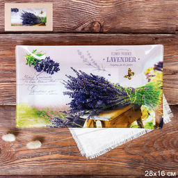 Блюдо прямоугольное 28x16 см / S322816 BB037 GREY / уп 6/48/ цветная коробка