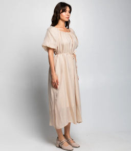 Платье #КТ6185, бежевый