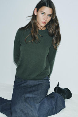PLAIN KNIT 100% CASHMERE SWEATER - Zara фото 10