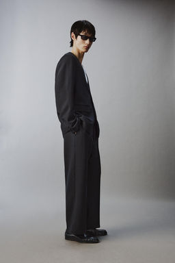 PANTAL?N TRAJE RELAXED FIT / Antracita oscuro - Zara фото 14