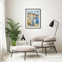 ФРЕЯ Пазл 1000 элемент. PZL-1000/84 Далматинец на море