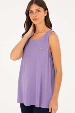 U. S. Polo Assn / Женская сиреневая футболка - U.s. polo assn фото 3