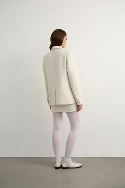 Жакет из твида двубортный - Mollis фото 17