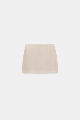 FALDA PANTAL?N NUDO PUNTILLA / Beige claro - Zara фото 7