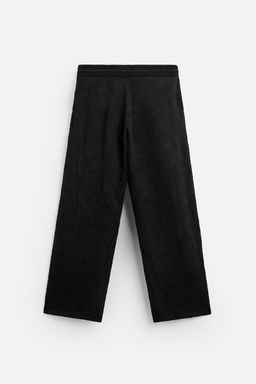 CREASED-EFFECT KNIT TROUSERS - Zara фото 7
