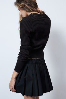 Cardigan en punto de canale con cremallera - H&m фото 5