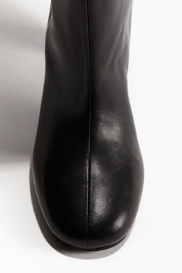 Botas de piel a la rodilla - H&m фото 6