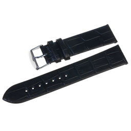 Ремешок для часов натуральная кожа черный C25-22black