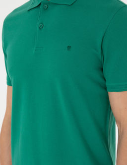 Ye_il Slim Fit Basic Ti__rt - Pierre cardin фото 7