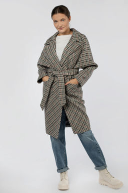 Пальто женское демисезонное (пояс)