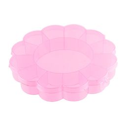 Gamma Коробка для шв. принадл. OM-013 пластик 16 x 16 x 2.7 см розовый/прозрачный