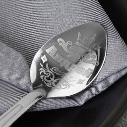 Цена за 3 шт. Ложка чайная именная Андрей, h=14 см