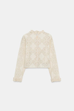 ROMANTIC RUFFLED BLOUSE - Zara фото 2