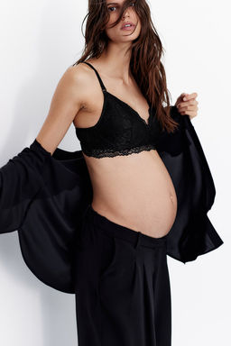 MAMA Sujetador de encaje con copas acolchadas